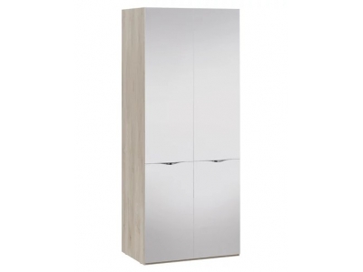 Шкаф для одежды Глосс (ТриЯ) с 2 зеркальными дверями Баттл Рок
